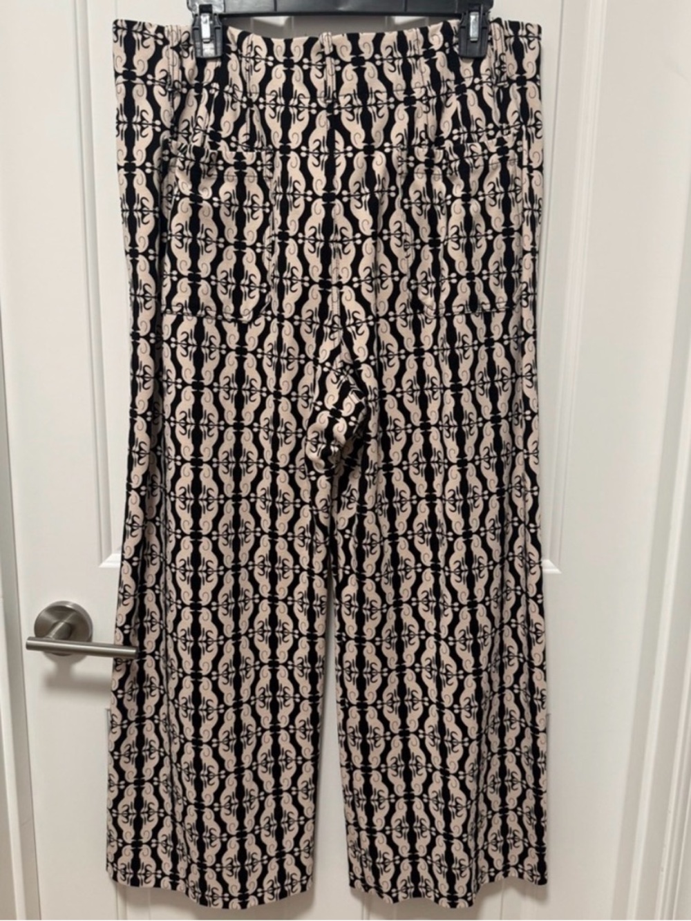 Anthropologie Maeve Colette Crop Pants - poodle print!